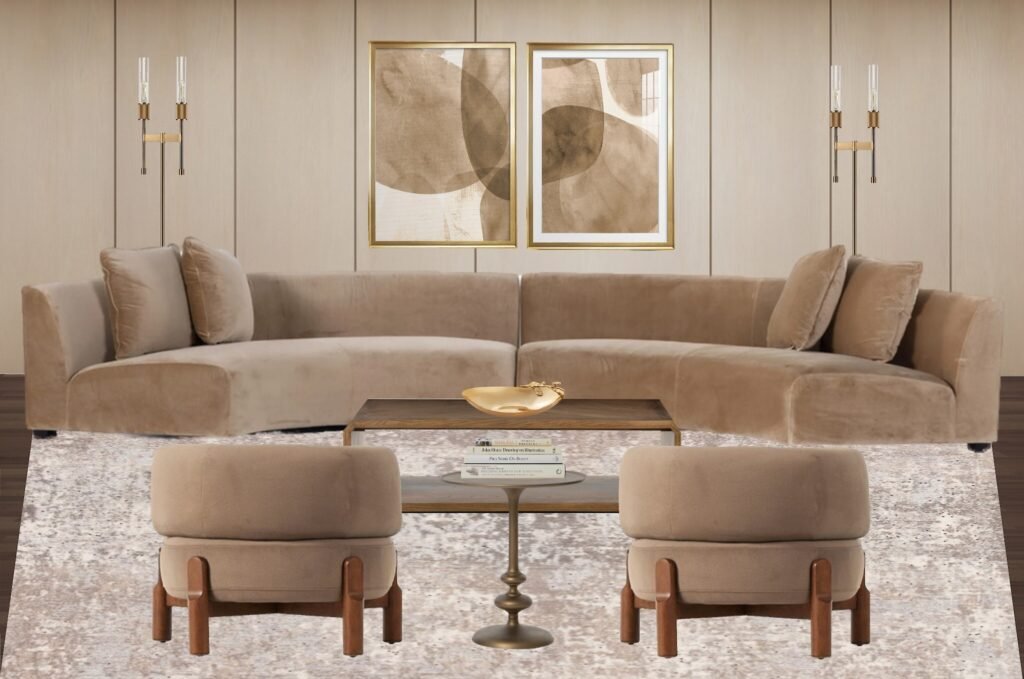 Entire home beautifully designed in a neutral color palette.