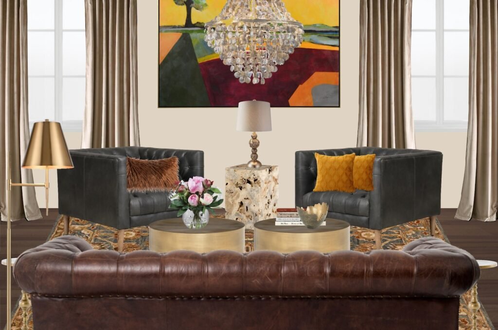 MODERN VINTAGE LIVING ROOM