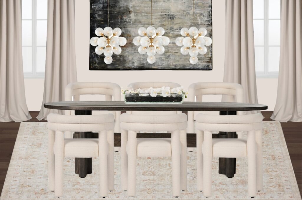 DREAMY NEUTRAL DINING ROOM