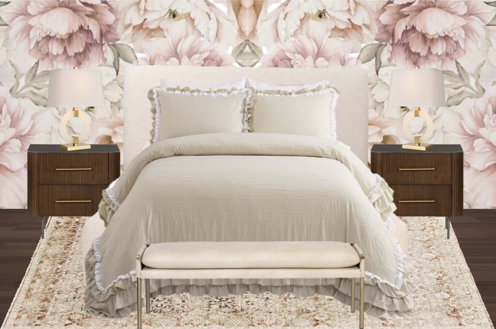 FLORAL BLUSH BEDROOM