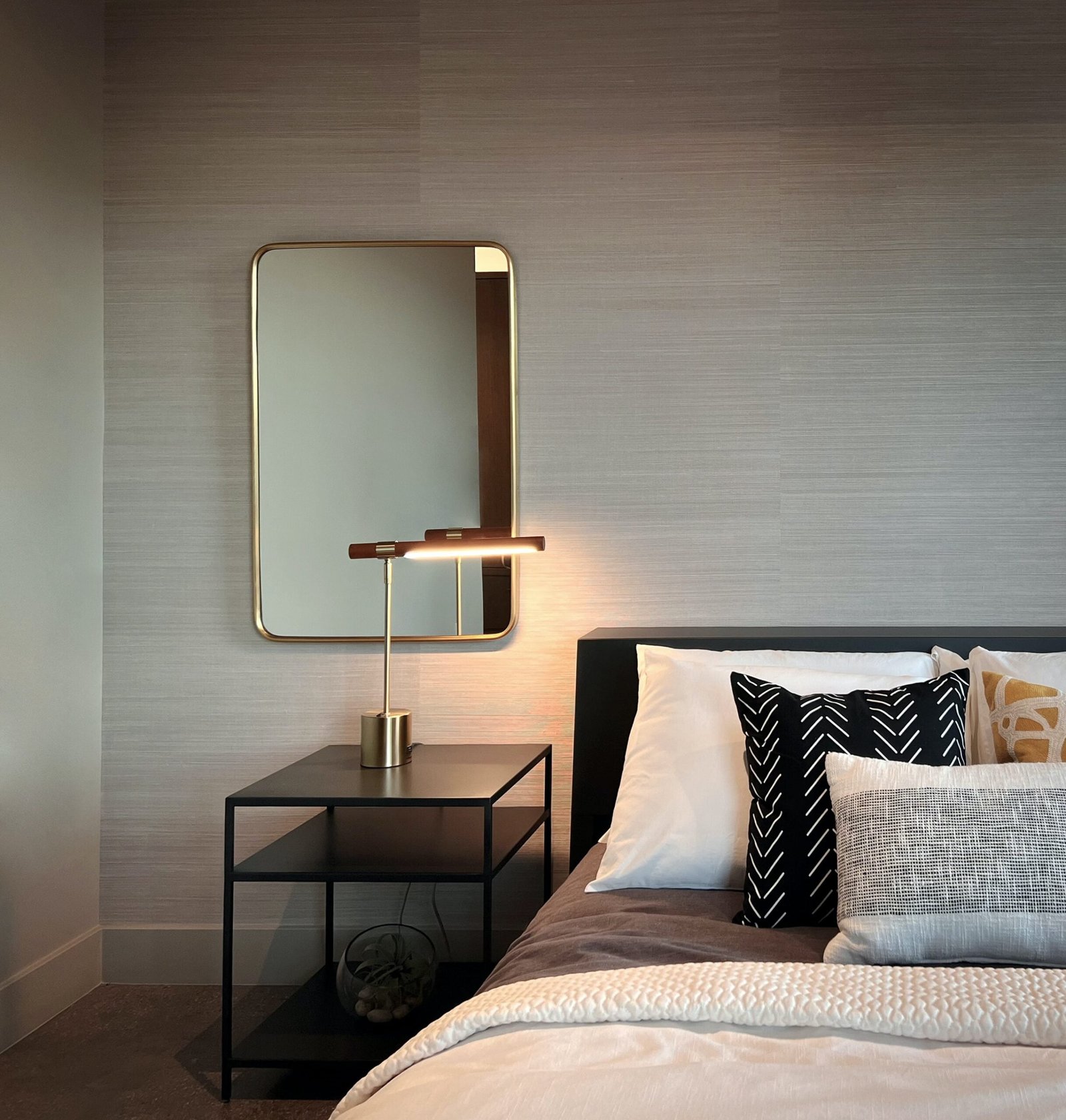 Professionally styled bedrooms